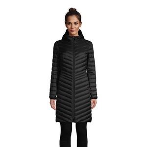 Lands' End Women's Ultralight Packable Long Down Coat